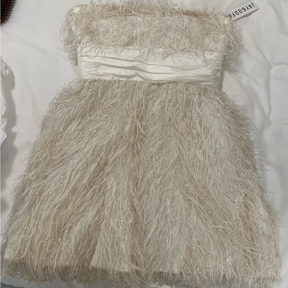 Jay Godfrey Remi Feather dress - Picture 3 of 4